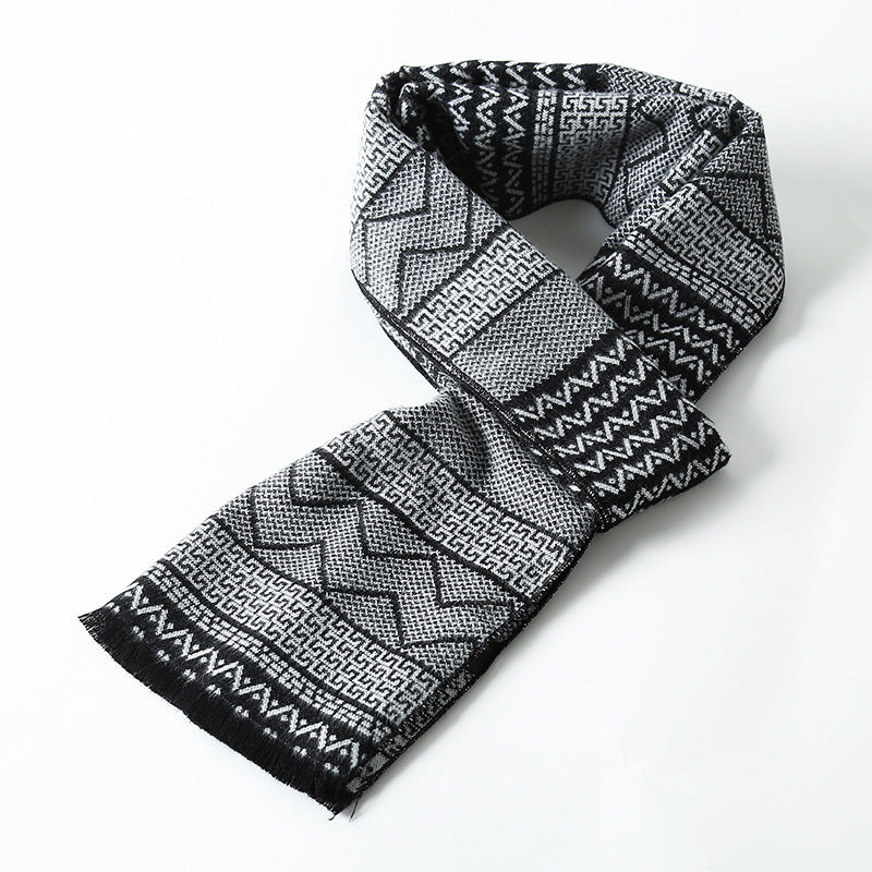 Simple Plaid Warm Keeping Artificial Cashmere Scarf 0c3f3eb9 1dab 4e7d a9b0 3d6783adb370
