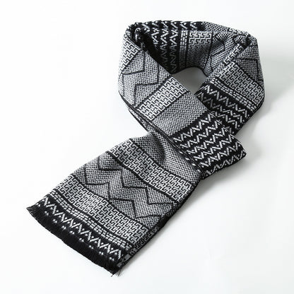 Simple Plaid Warm Keeping Artificial Cashmere Scarf 0c3f3eb9 1dab 4e7d a9b0 3d6783adb370