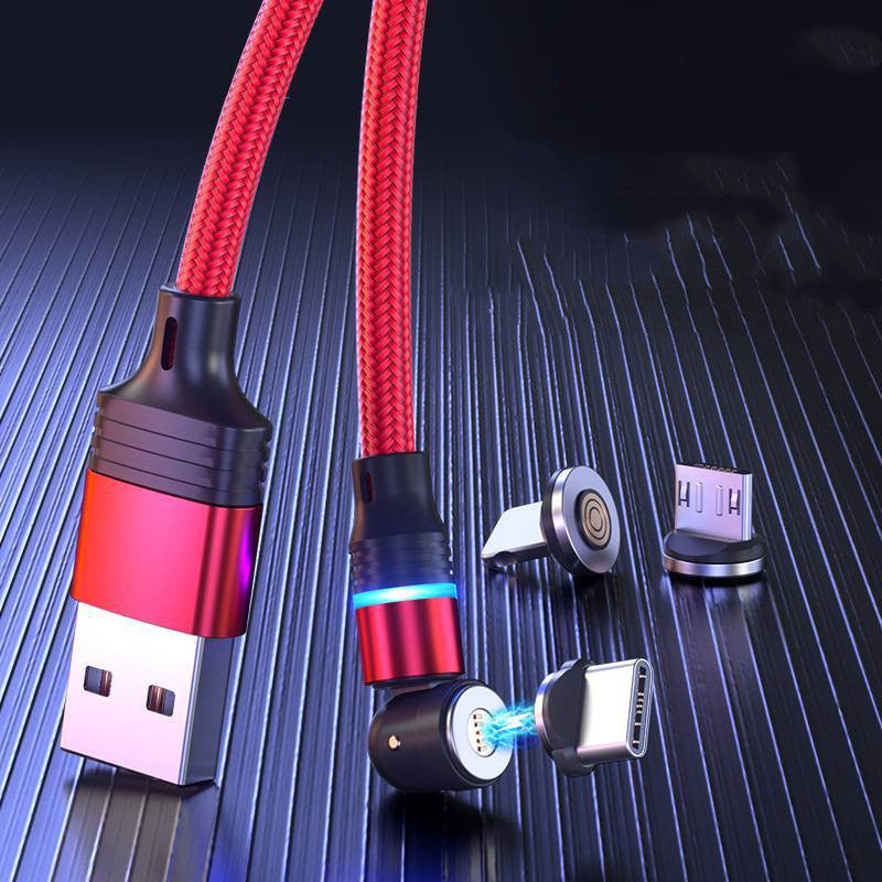 540 Degree Rotating Magnetic Suction Charging Line For Android Type C - HD Wireless Product #2