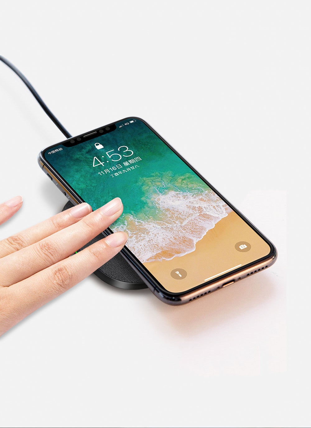 Compatible with Apple , Wireless Charger 10W Fast Charge For Apple And Huawei Mobile Phone Wireless Charger - 图片 5