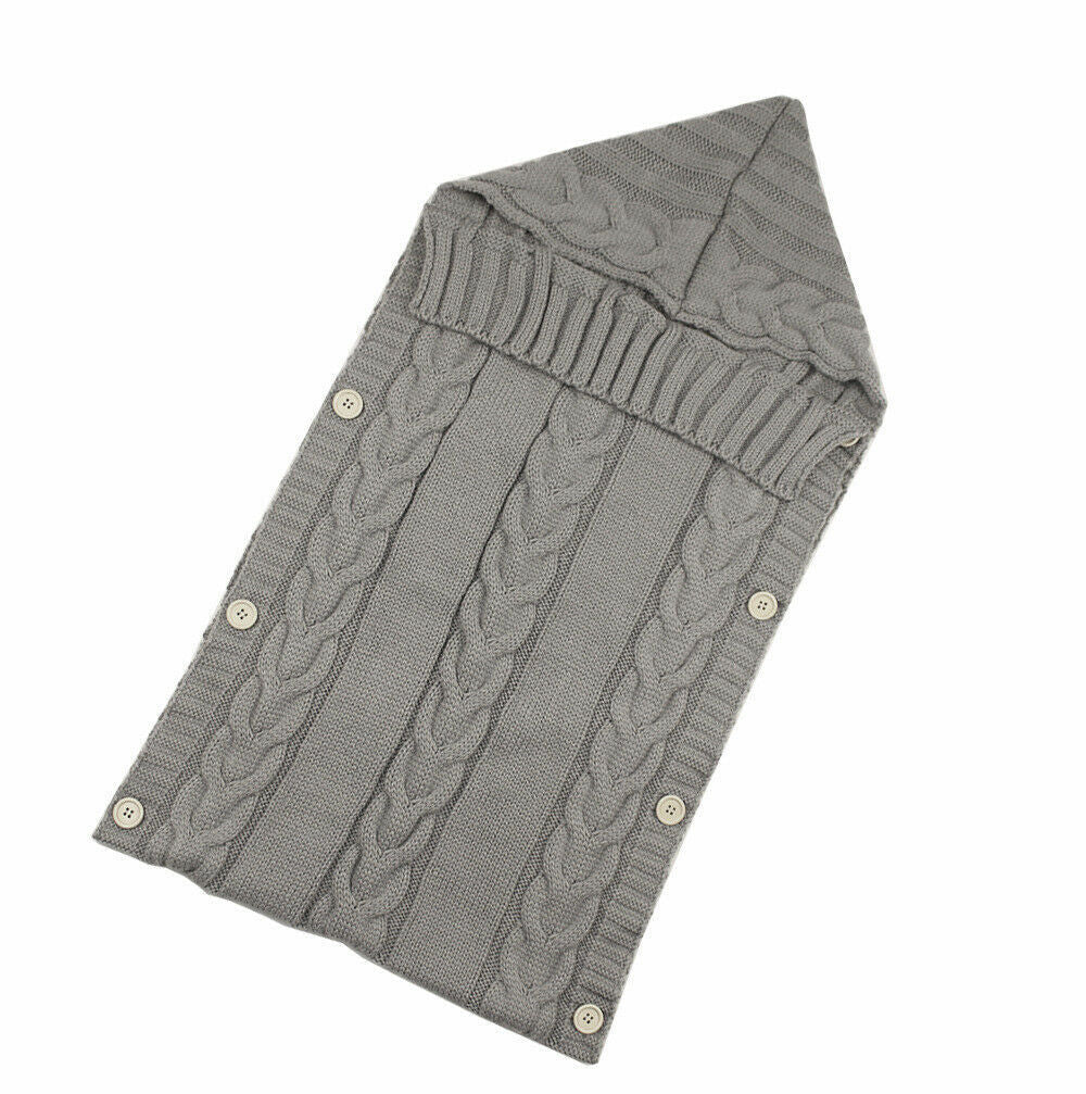 Infant Baby Tassel Ca P Sleeping Bag Sweater Wooden Button Hooded Sleeping Bag 0c9edd70 3bc3 49f6 a3ae e72f2a8bf1d0