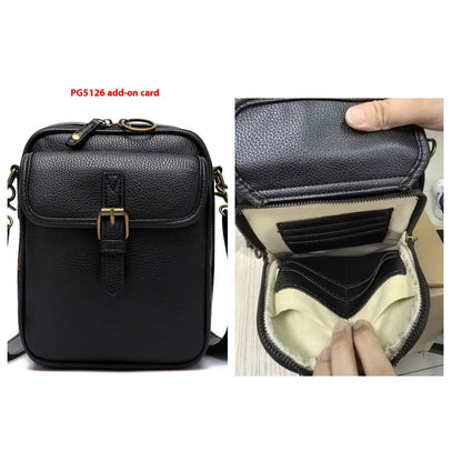 Unisex Vintage Large Capacity Messenger Bag Storage Bag  With 10 Card Inserts Casual Backpack Women's Bag Retro Backpack Larg