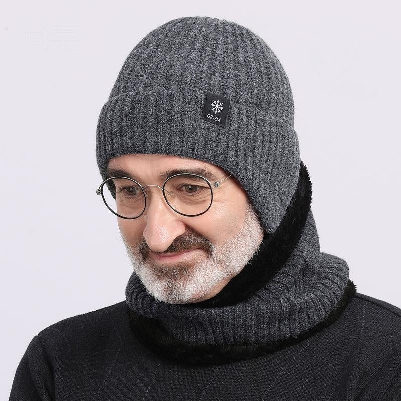 Middle-aged And Elderly People's Hats Men's Winter Warm Wool Hat Ear Protection 0cc88c59 690c 429d af36 e12277751486 trans