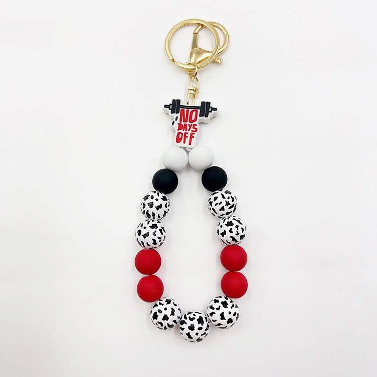 Silicone Wooden Beads Bracelet Keychain 0ccbd369 e1ff 4b84 bff4 734dbe09fea3