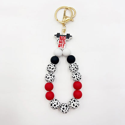 Silicone Wooden Beads Bracelet Keychain 0ccbd369 e1ff 4b84 bff4 734dbe09fea3