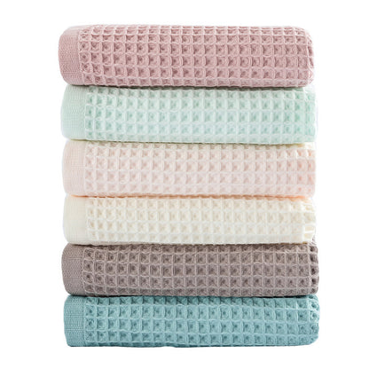 Soft Absorbent Honeycomb Bath Towel Pure Cotton 70X140cm 0ce0bc65 1ff3 41ae a742 3af0b3d63585