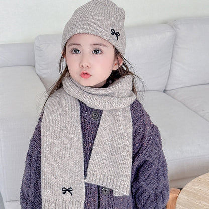 Children's Knitted Scarf Pure Color All-matching Suit 0cf4209c 4b12 4bdc 8c32 cdee16fbc1a3