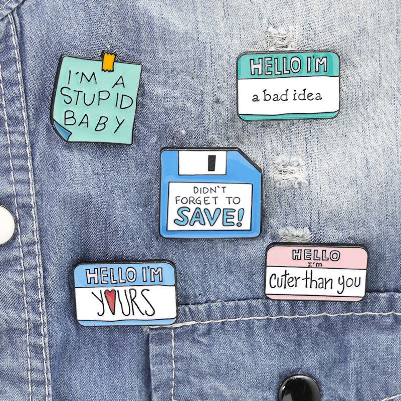 Sticky Notes Brooch Suit Fashion Accessories 0cf6a2ec 8167 4af5 944a 150063596c16