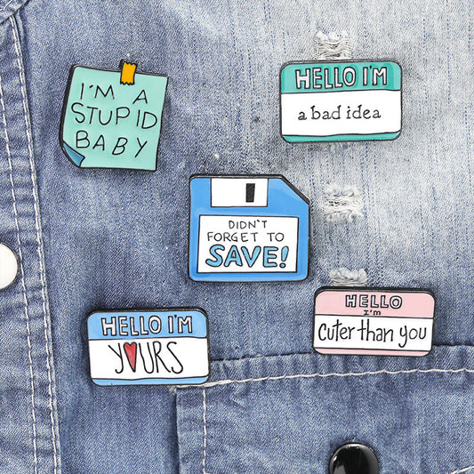 Sticky Notes Brooch Suit Fashion Accessories 0cf6a2ec 8167 4af5 944a 150063596c16