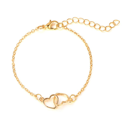Women's Fashion Alloy Heart Shaped Bracelet 0cfbfaac 6bd2 4992 8bda 12e4b328b6b5