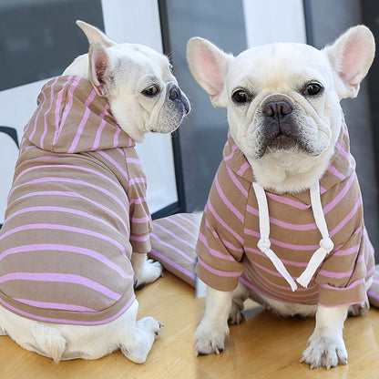 Pet Dog Cat Hoodie Striped Clothes 0cff5e01 916d 40cc 8e56 25e38887b72c