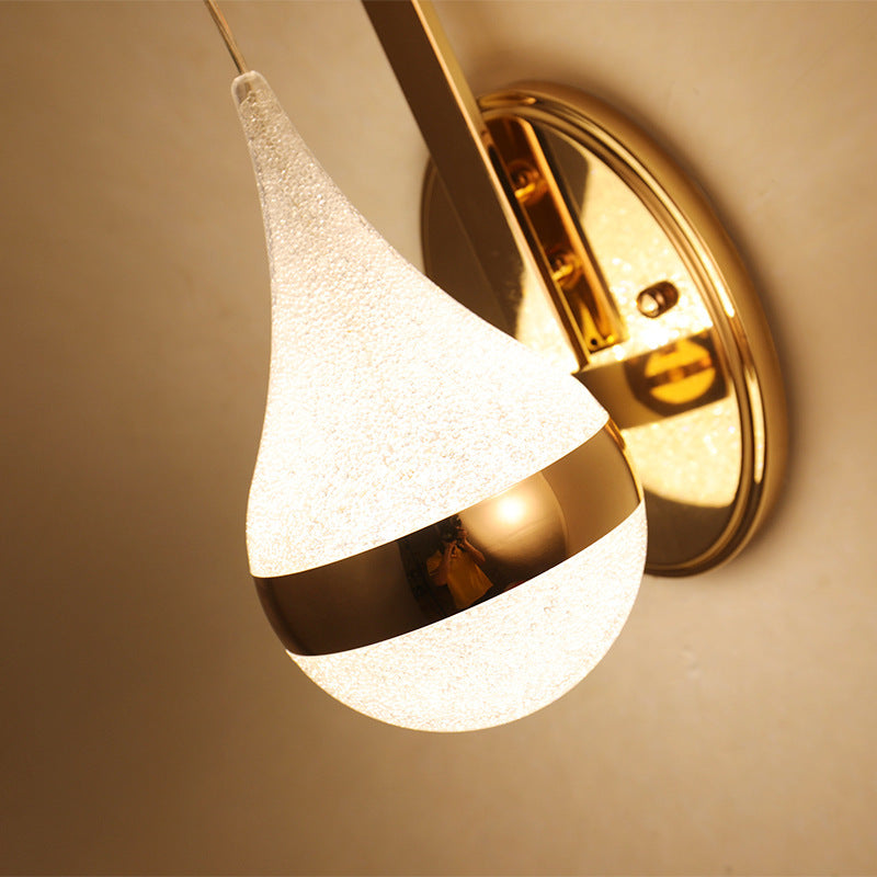 Bedside LED Drop-shaped Wall Lamp Bedroom Simple Acrylic 0d1aa8eb c93c 481b a1cc c0cf6d061325