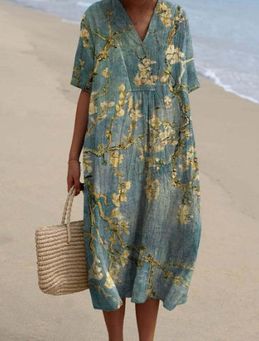 Women's Comfortable Loose Printed Long Dress 0d1e91c0 727a 4020 b017 a09f34577a42