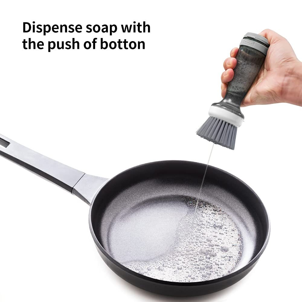 Pot Brush Dish Brush Dish Scrub Brush With Soap Dispenser For Dishes Kitchen Sink Pot Pan 0d20e45e e4ed 4def 9aae 62879ff4a5f