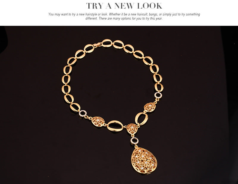 Jewelry Fashion Necklace Earrings Bracelet Ring Four Piece Jewelry Set 0d5155f4 19f3 4ae1 b693 52c3b3da51d6