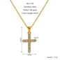 Ins Style Vintage Cross Zircon Necklace 0d79c8f9 c121 4b9d 97f2 2d69a9575734