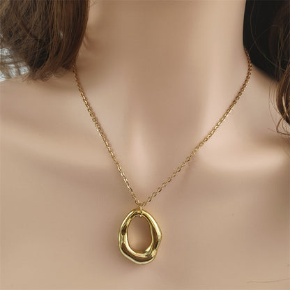 Fashion Simple Temperament Necklace Ccb Material Shaped Pendant 0d94dfa8 4d9c 4fc1 937b ce2e00309d96