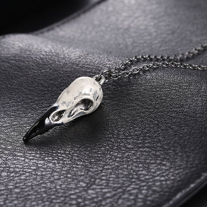 Three-dimensional Crow Skull Skull Pendant Necklace 0d999174 1cc0 459f ab5a 6ec8d8357f25