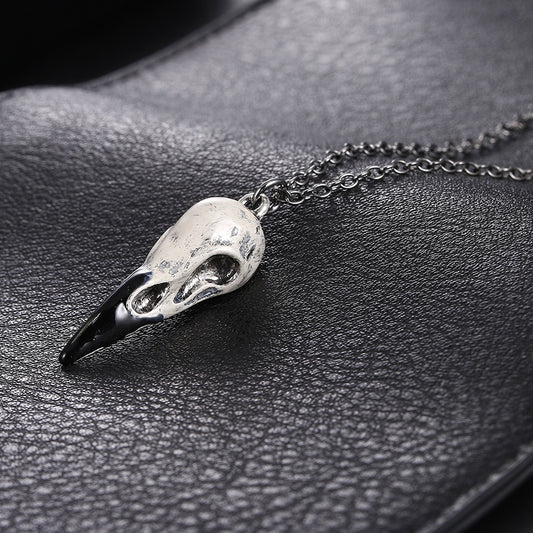 Three-dimensional Crow Skull Skull Pendant Necklace 0d999174 1cc0 459f ab5a 6ec8d8357f25