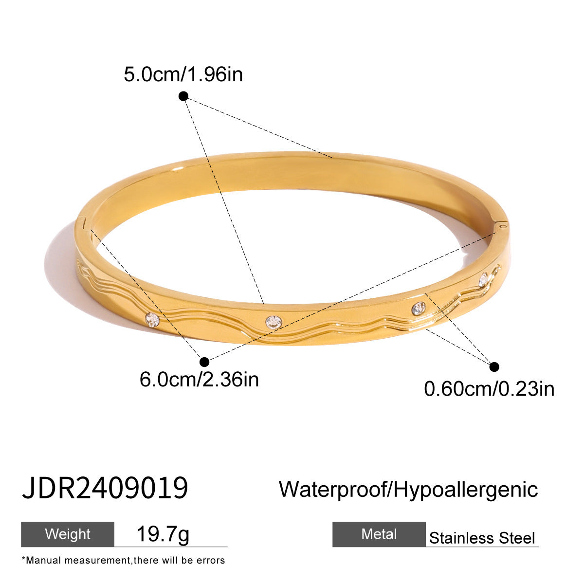 European And American Stainless Steel Zircon Bracelet Buckle Bracelet 0dbcddd3 cfe8 48d7 8f3b d4a59df85a6a
