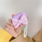 Simple Solid Color Bow Protection Soft Case Earphone Case 0dc98ff1 a640 4152 bb9e d634ce3b9ed3