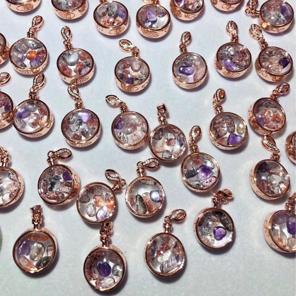 Super Seven Small Rough Stone Pendant Women's Crystal Necklace Small Pendant 0dd0434b c6aa 4a41 9e03 4d16761b9f6a