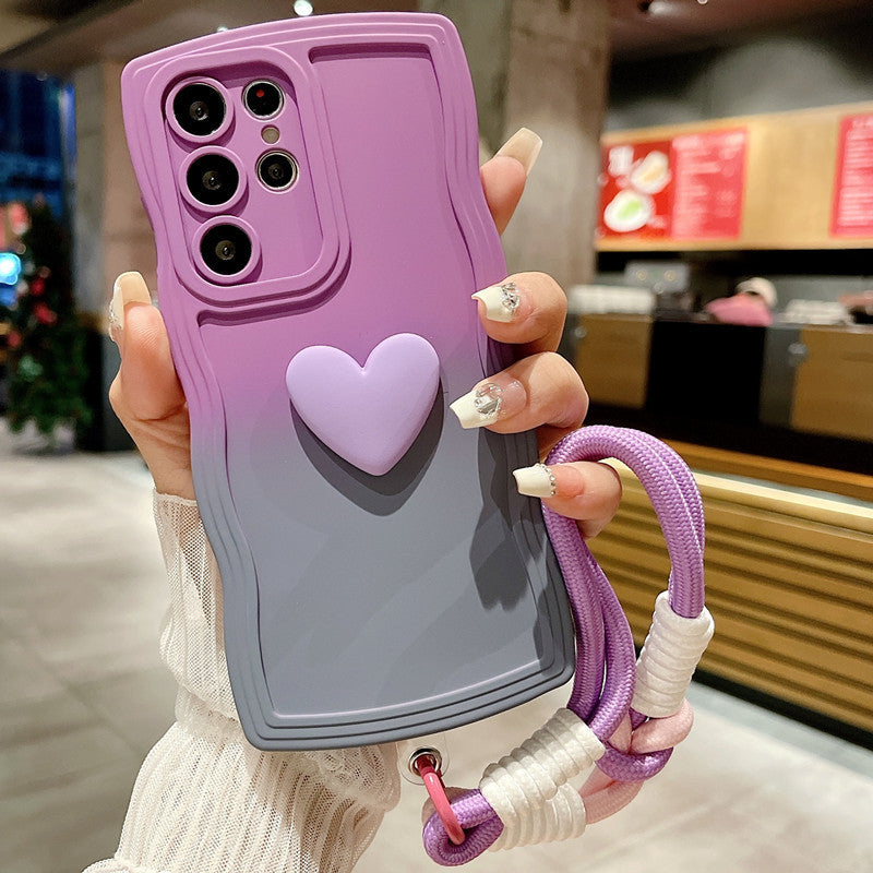 Suitable For S24ultra Phone Case A73 Love S23 Lanyard 0de937d7 de53 49ed a07b ed737e94a23b