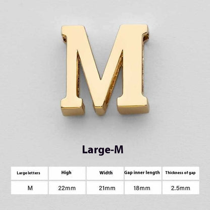 U Perforated 26 English Letters Hardware Accessories 0dee9d57 88c5 416a b72c c064f5a07d9d trans