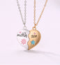 2PCS Set Jewelry Mother Daughter Necklace Matching Heart Magnetic Pendant Fashion Gifts For Mother's Day - HD Wireless Product #7