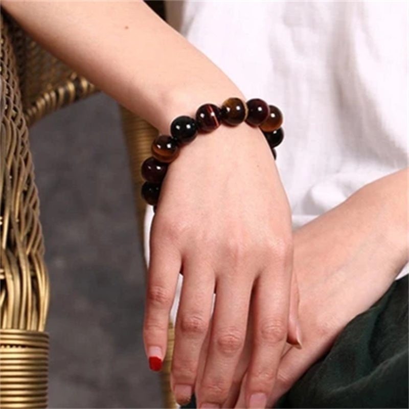 Tiger Eye Natural Crystal Stone Buddha Bead Bracelet 0e29685f 500a 472f b7c6 5e0684beb90a
