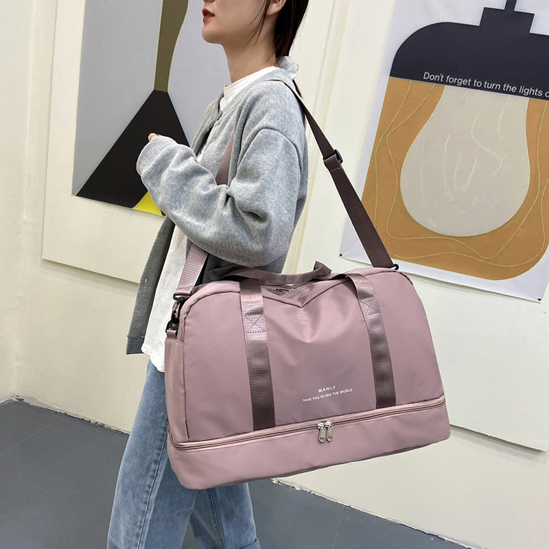 Large Capacity Travel Bag Short Business Trip Tote Bag Lightweight Luggage Bag 0e30213a 51e8 4141 b76d 89895af46d1d