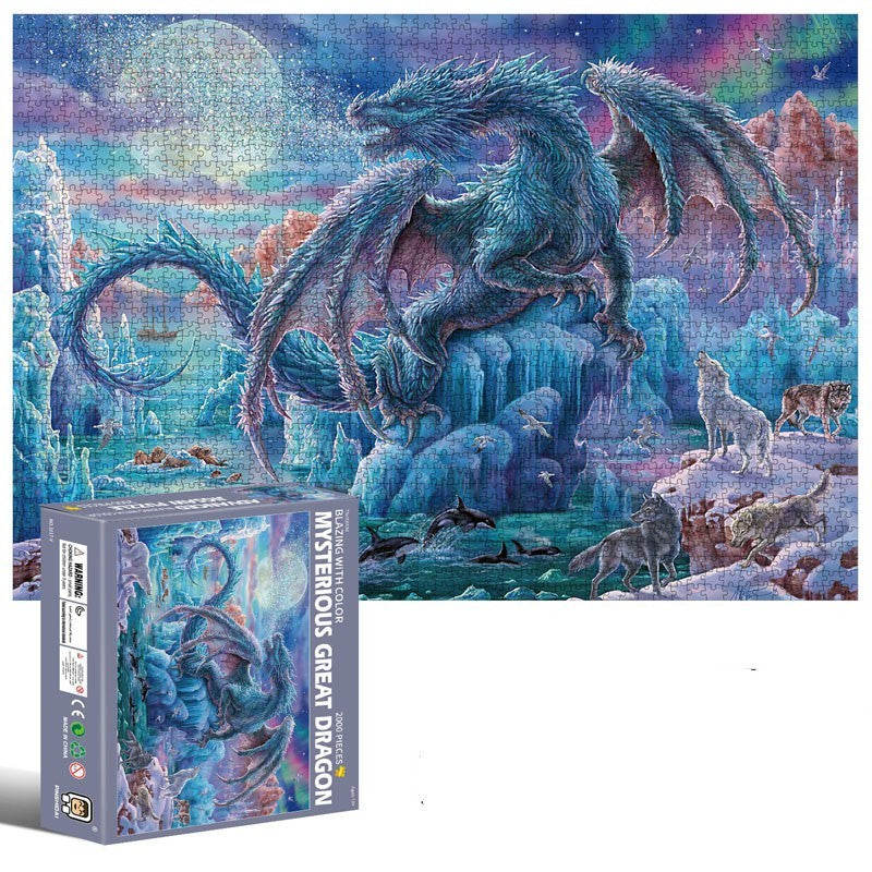 Mysterious Dragon High Difficulty 2000 Piece Puzzle 0e455afc a515 4cec 8e13 10e8378093cd