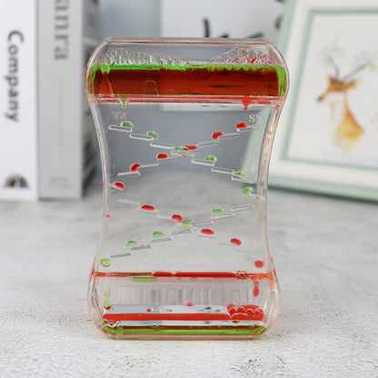 Creative Cruise Fluid Liquid Hourglass Quicksand Timer 2024 Ins Living Room Office Ornaments Desk Table Decorations Home Deco