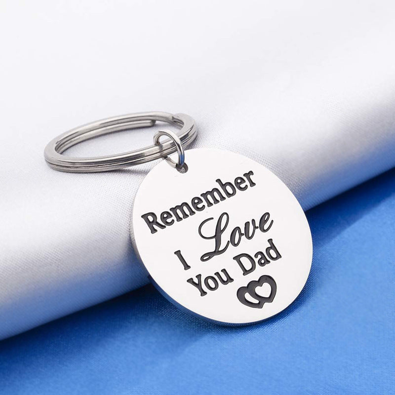 Stainless Steel Father's Birthday Gift Father's Day Key Ring 0e55cde7 d3e4 4577 b8ed c2c17324ff14