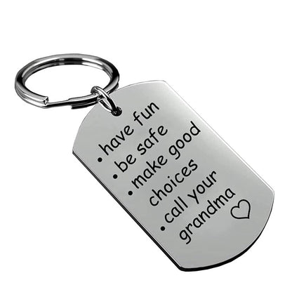 Have Be Safe Make Good Choices Keychain Safe Pendant 0e5bb5a8 f499 4013 99db 88f35fa65c10