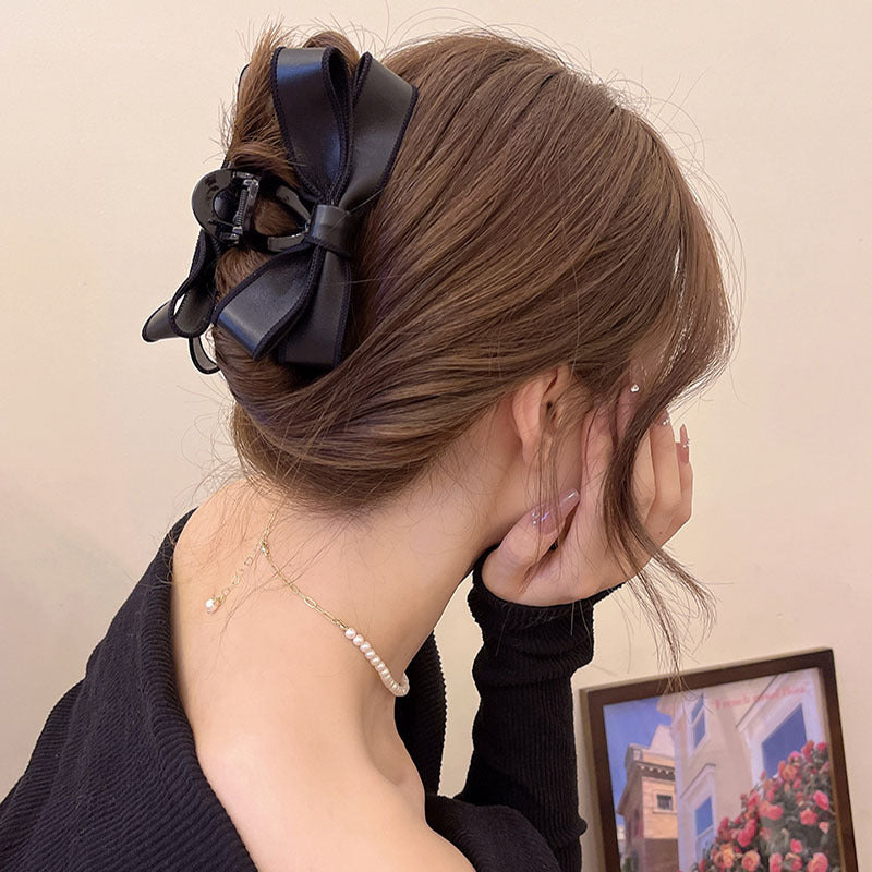French Elegant Bow Claw Clip Girls Spring And Summer 0e7c47e8 4d78 4f70 a492 4a7bdb4c8f91