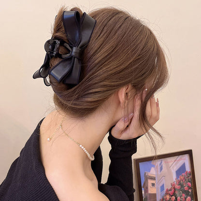 French Elegant Bow Claw Clip Girls Spring And Summer 0e7c47e8 4d78 4f70 a492 4a7bdb4c8f91