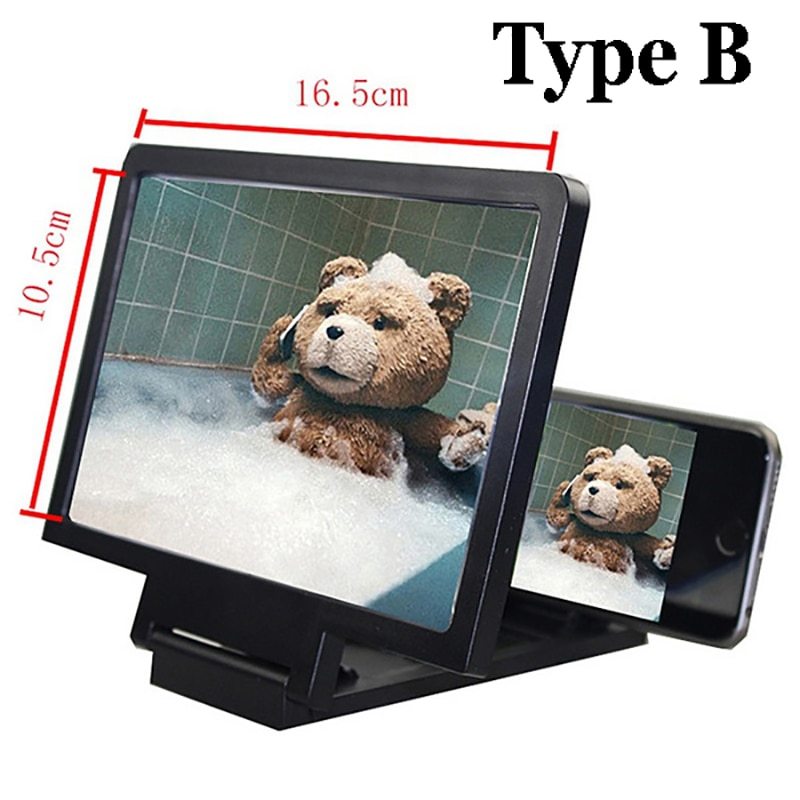 Video HD Mobile Phone Magnifying Glass Multifunctional Lazy Phone Holder - 图片 2
