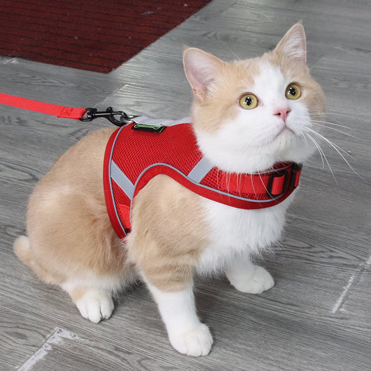 Pet Hand Holding Rope Mesh Dog Breast Strap Adjustable Reflective Dog Rope Pet Supplies 0eaf4fee fcdf 4494 9247 1677672a5269