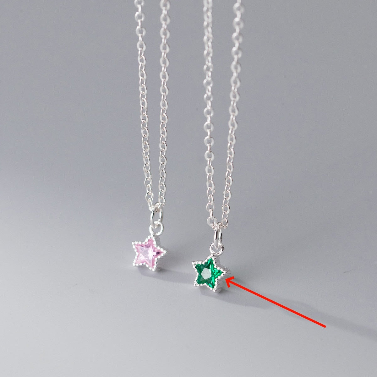 S925 Sterling Silver Diamond Five-pointed Star Necklace Ins Style Design Temperament Neck Jewelry Women 0eb960da 1468 4f50 84