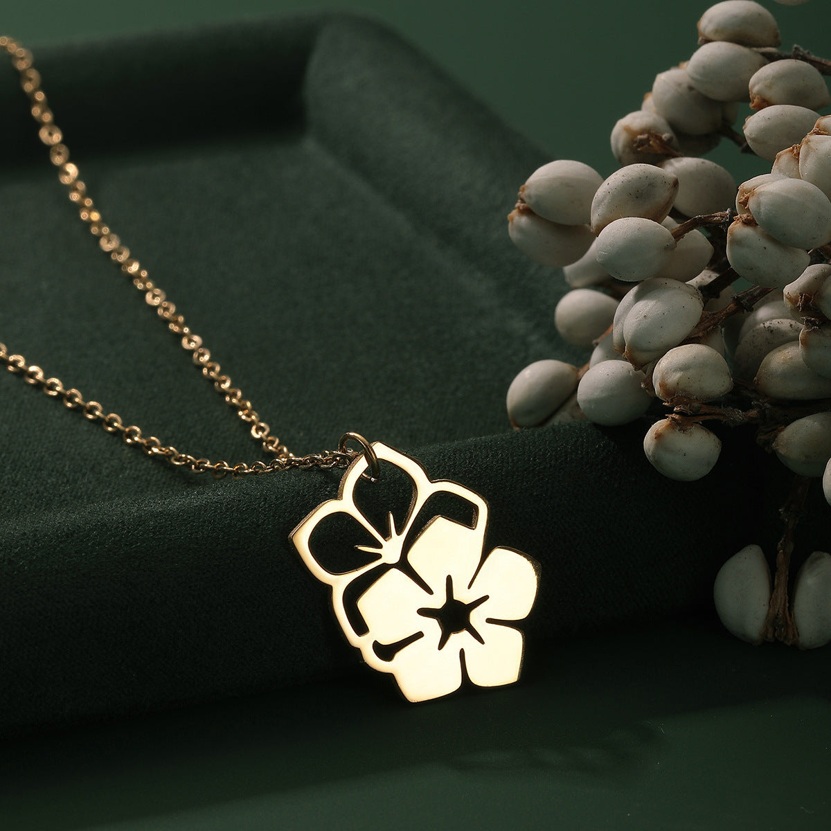 Fashion Creative Punk Flower Necklace 0eb9e4e2 84cd 4d9f 9617 0ace53d29b98