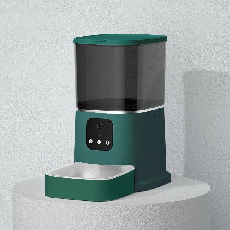Pet Automatic Feeder Large Capacity Smart Voice Recorder APP Control Timer Feeding Cat Dog Food Dispenser With WiFi Pet Bowl 