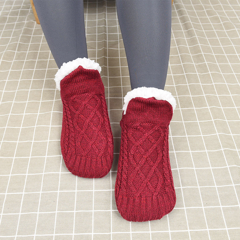 In Winter Add Fleece And Thicken Warm Slippers And Socks 0ef2a3e6 0e49 4fc5 a9ca 79750f960cff