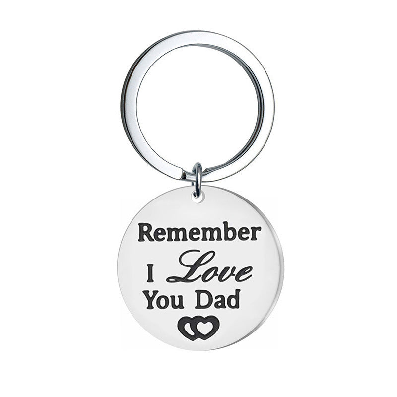 Stainless Steel Father's Birthday Gift Father's Day Key Ring 0f03d2d6 0ed2 42e4 81f6 2c20db70ab79