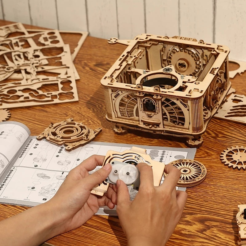 DIY Wooden Puzzle Model Construction Kit Children's Assembled Toys 0f11db15 6c90 4e32 904f 4992564607c1