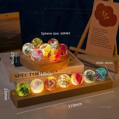 Creative Colored Glaze Luminous Crystal Ball 0f19c808 d332 4431 9a11 ec4a684f4ee1