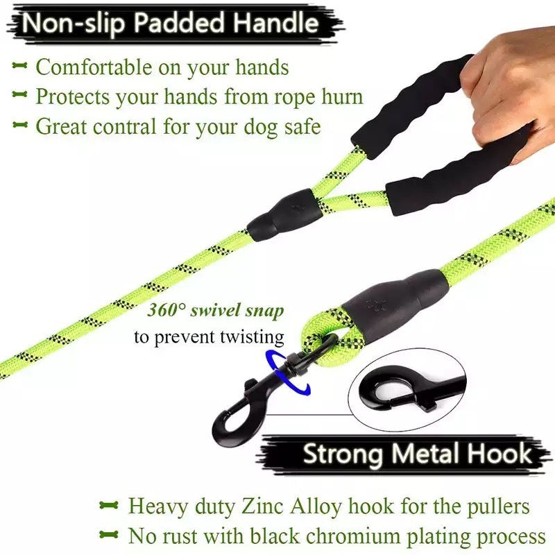 Small Medium Sized Pet Dog Luminous Leash Chain Puppies 0f2a7e73 4331 4edc 8b67 1490e4c033fd