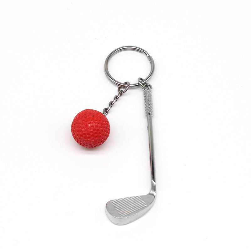 Golf Keychain Pendant Cross-border Gift Golf Creative European And American Metal Hardware Pendant Crafts 0f303b36 d905 474a 