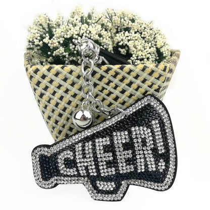 Creative Korean Velvet Diamond English Letters Key Chain 0f3353f8 c7b8 46b0 a37f 7f2e2e393592