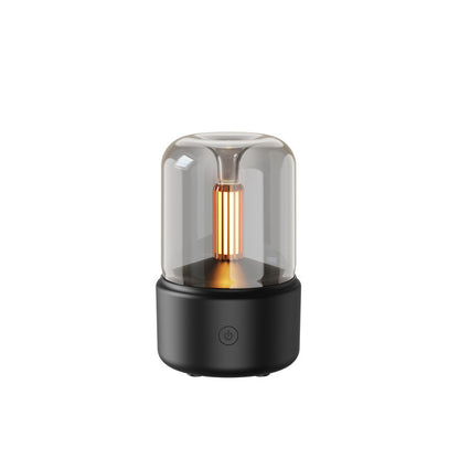 Atmosphere Light Humidifier Candlelight Aroma Diffuser Portable 120ml Electric USB Air Humidifier Cool Mist Maker Fogger 8-12